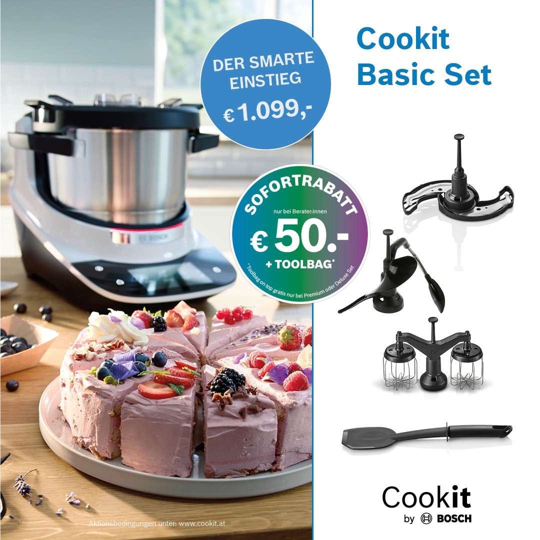 Cookit4you 6 Das Basic Set Cookit von Bosch zum günstigen Einstieg ind die Bosch-Welt