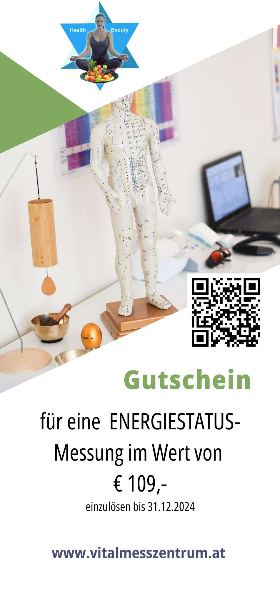 Energiestatusmessung über die Meridiane mit Prognos Gutschein bei Müdigkeit, Energielosigkeit, Ursachen herausfinden, kinesiologisch austesten