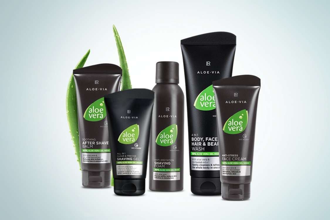 Aloe Vera Pflegeprodukte für empfindliche Männerhaut Männerpflege Naturkosmetik Shop kaufen