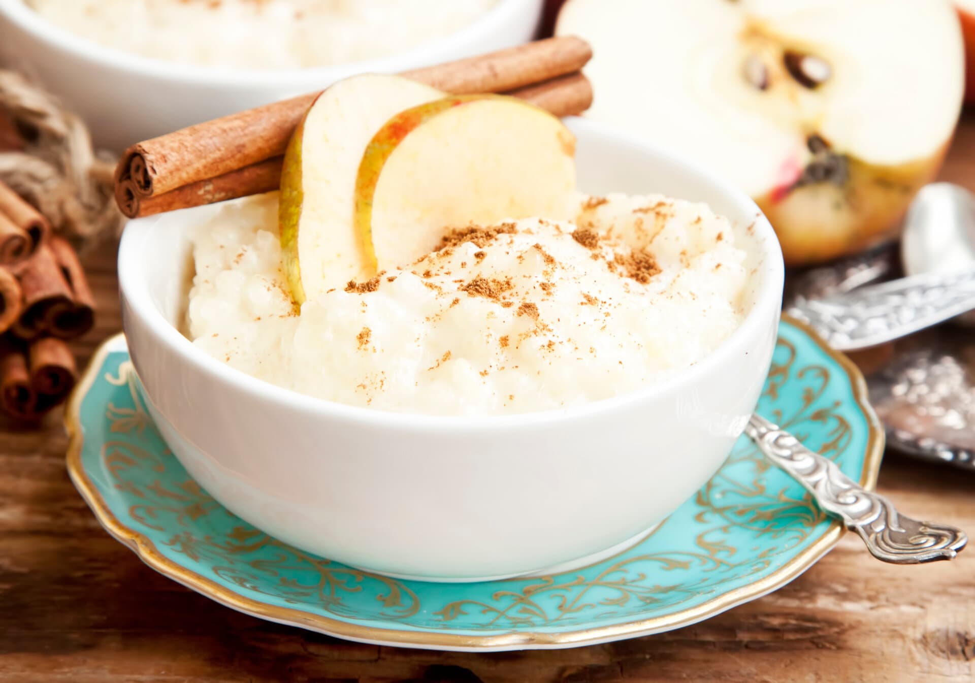 ketogener Milchreis - Reis mit Obst für die Reiskur nach TCM