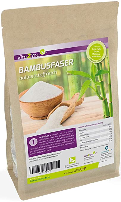 Bambusfasern sind eine tolle Alternative zu Stärkemehl zum Bestäuben - geschmacksneutral - glutenfrei - Low Carb - Ketogen