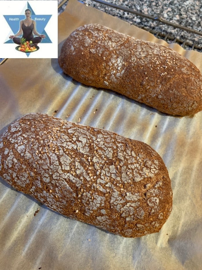 Glutenfreies Ketogenes Brot Keto-Brot mit Bambusfaser Backen für die Diät Kohlenhydratearm