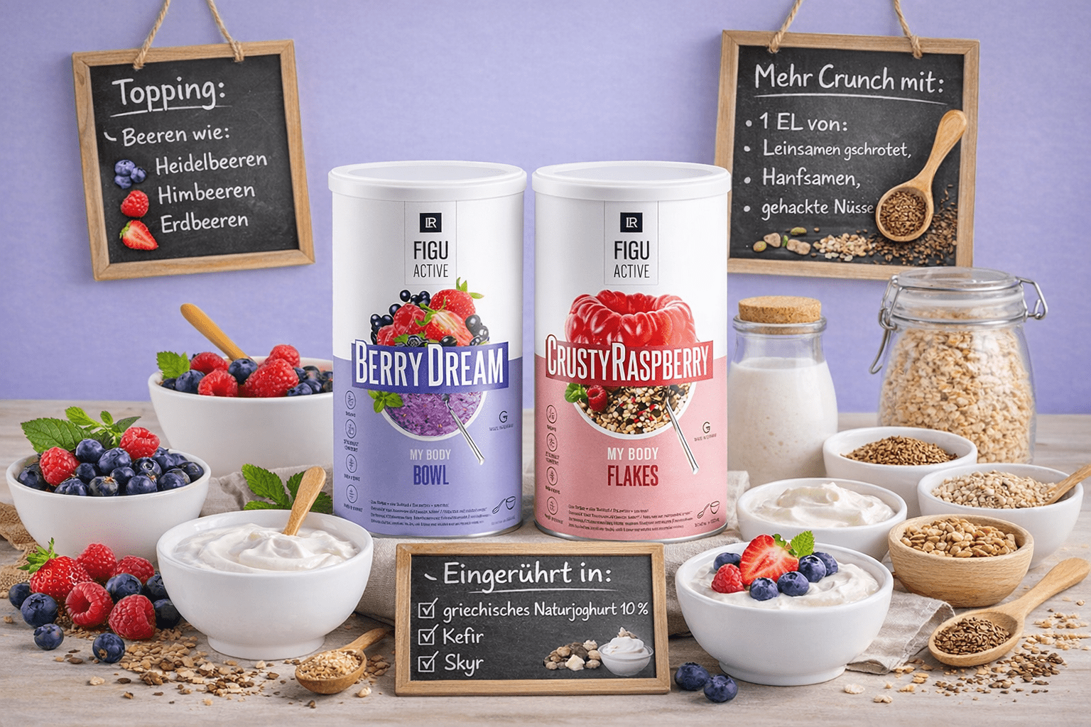 Knusprige Flakes mit beerigem Geschmack - schmeckt immer