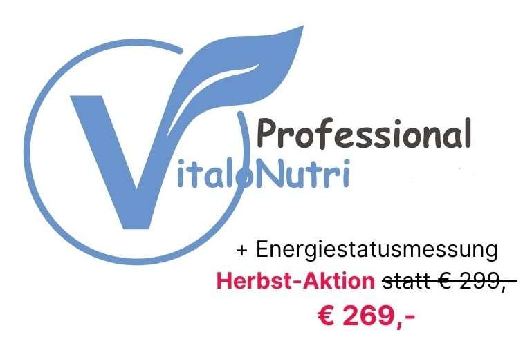 Lebensmittelunverträglichkeitstest in Wien Termin vereinbaren Herbstaktion VitaloNutri Test mit Energiestatusmessung