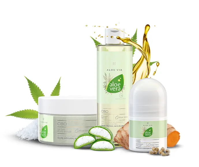 Aloe Vera Pflege 8 CBD Pflege mit Aloe Vera für besonders anspruchsvolle Haut - entzündliche Haut, trockene Haut