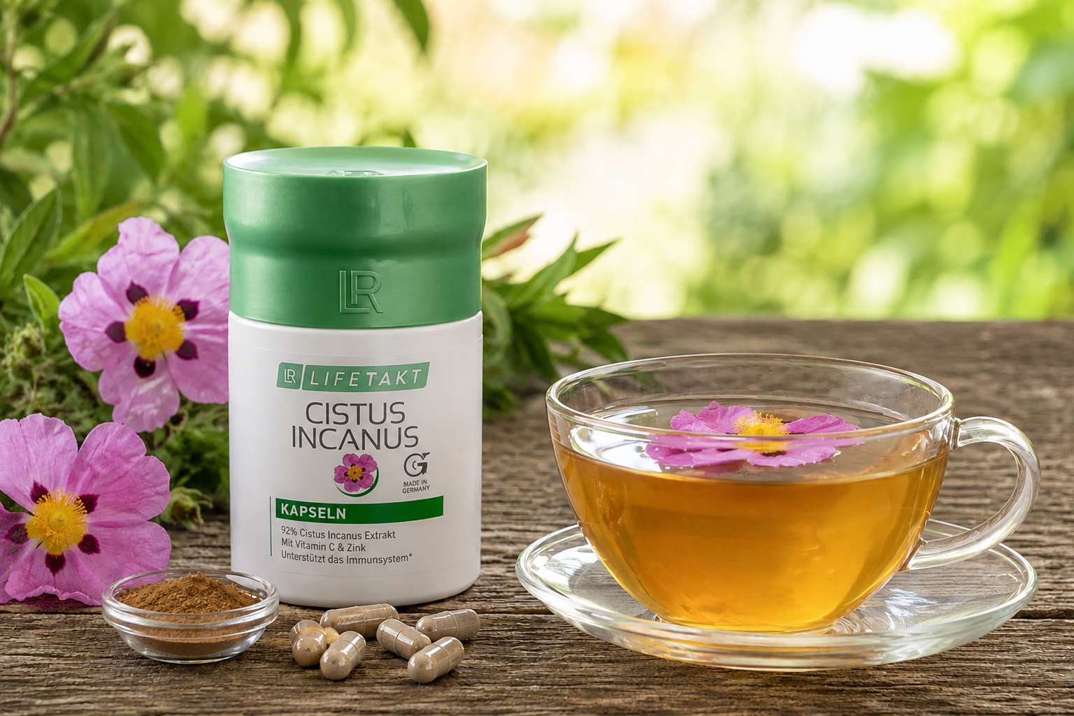 Cistus Incanus Tauricus 2 Natürlicher Schutz Heilkraut für das Immunsystem