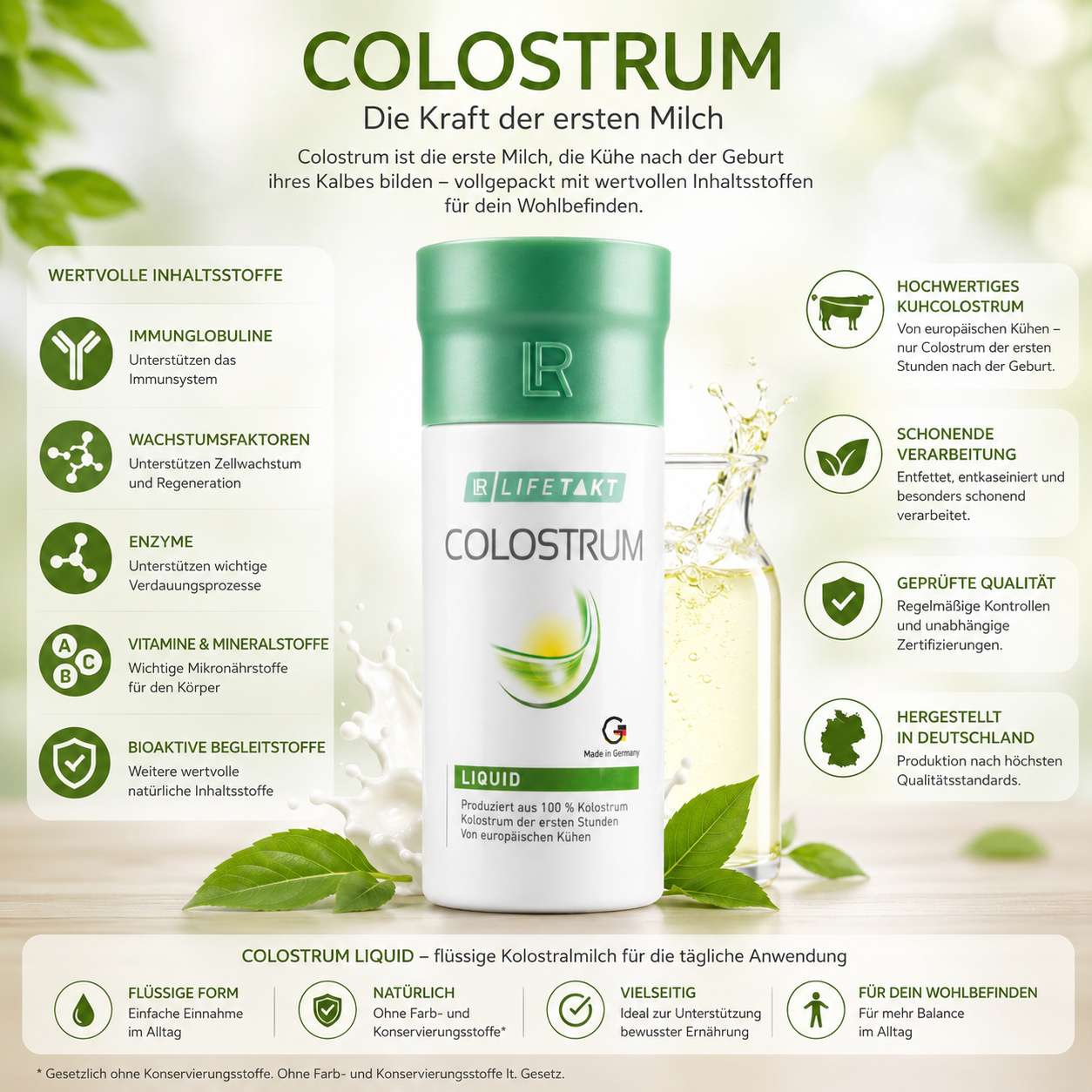 Colostrum 1 Mit Colostrum von LR das Immunsystem stärken