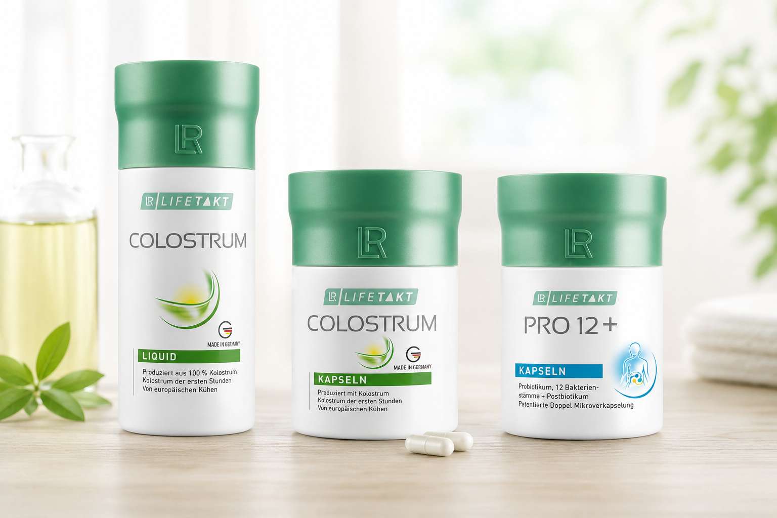 Darmkur 7 Colostrum und Pro 12 Plus von LR als Kur für das Darmgleichgewicht