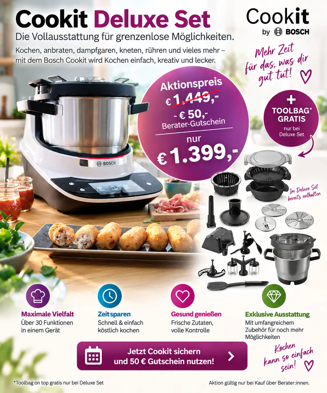 Cookit4you 12 Cookit Deluxe Set als Alternative zu Thermomix 7 . Testsieger