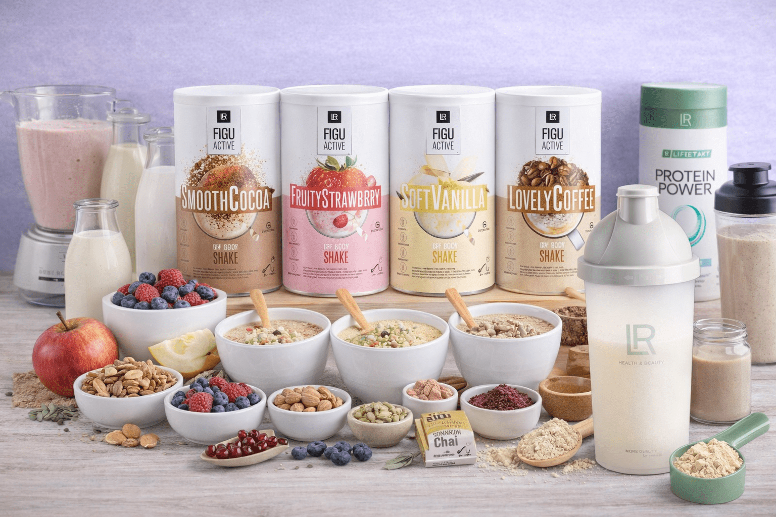 Die veganen Figu Active Shakes der LR Bodymission