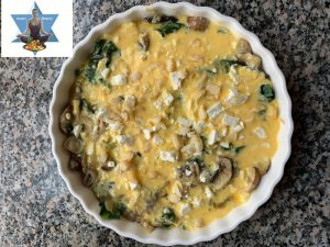 Mangold Frittata mit Champignon