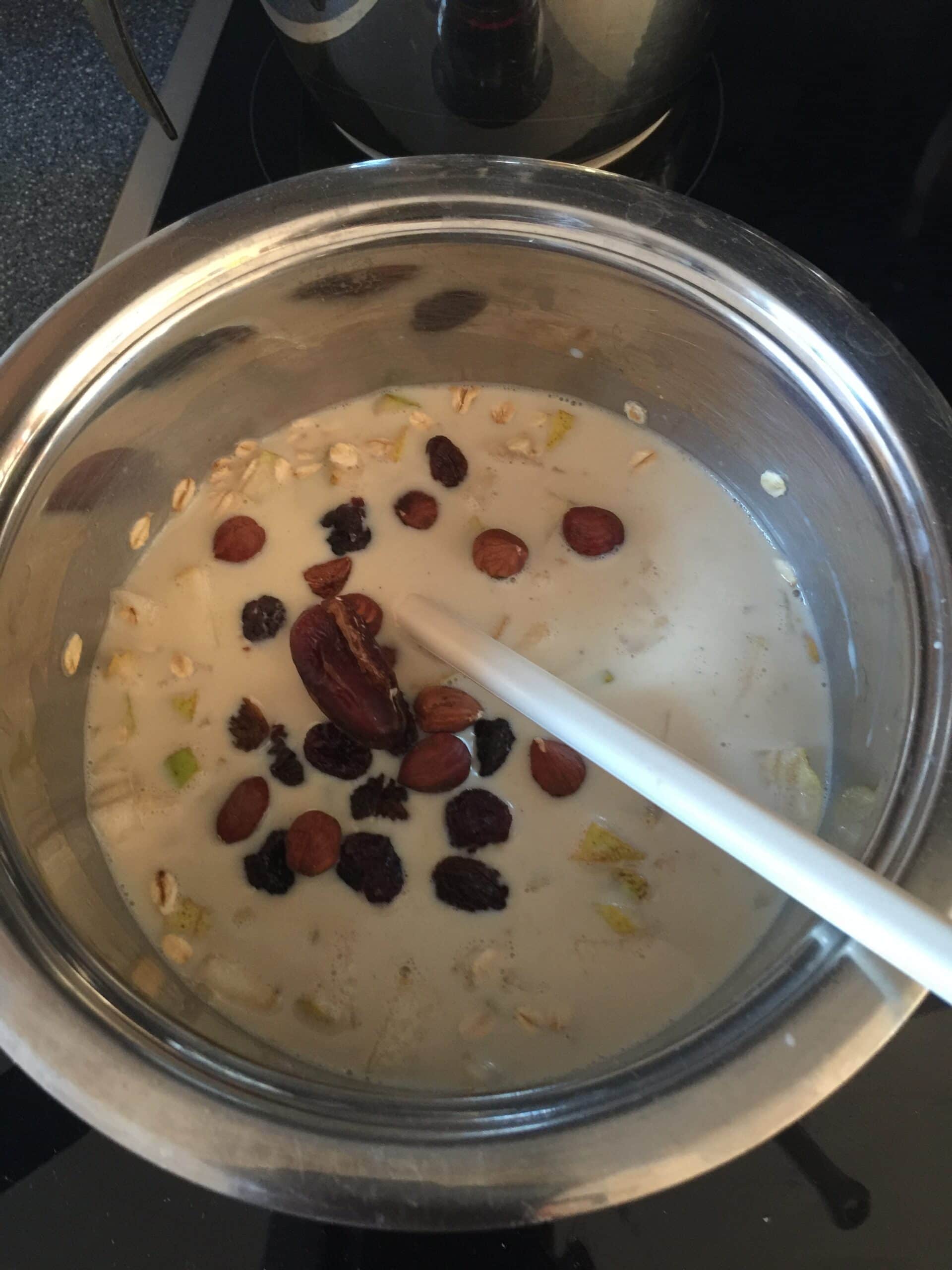 Reiscongee Haferporridge mit Birne Rezept nach TCM wärmend YANG für mehr Energie gegen Müdigkeit