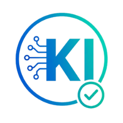 KI Logo - Bild mit KI-Unterstützung generiert