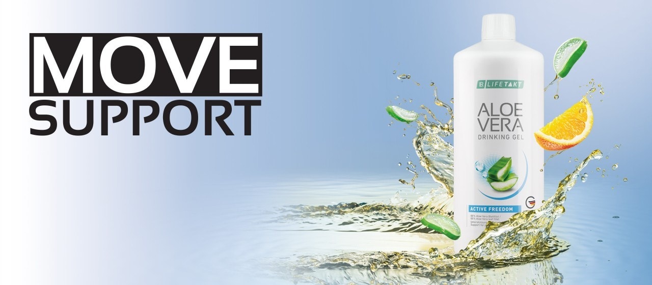 Aloe Vera Drinkinggel Active Freedom - mit Gelenksnährstoffen und Vitaminen