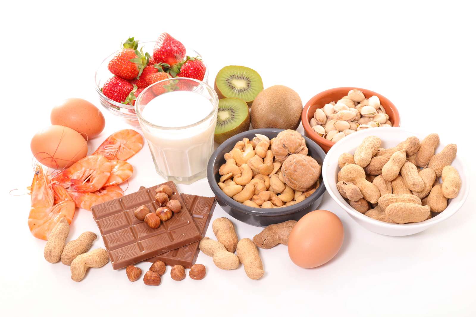 Lebensmittelallergien können Kreuzallergien bzw. Kreureaktionen auslösen.