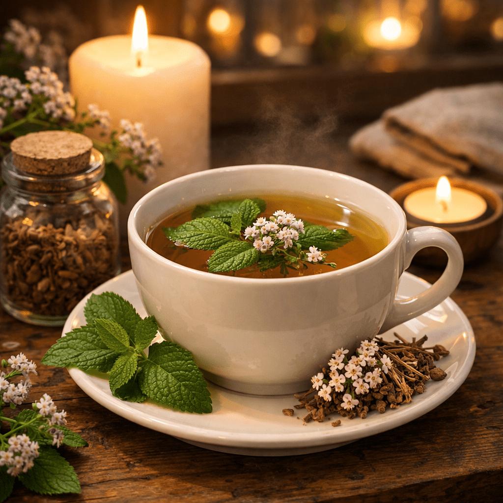 Baldrian und Melisse für einen guten Schlaf