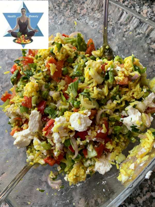 Sommerlicher Reissalat - glutenfrei Kochen - Rezepte-Blog Vitalmesszentrum