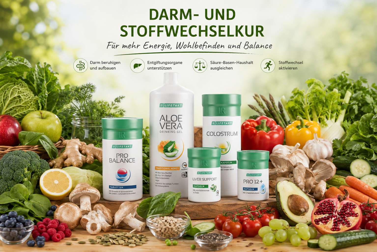 Stoffwechselkur_Ernaehrung Optimale Ernährung während der 3-Monats Darm- und Stoffwechselkur