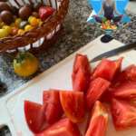 Einfache Tomatensosse Paradeissoße selber machen Rezept Tomaten haltbar machen. Anleitung
