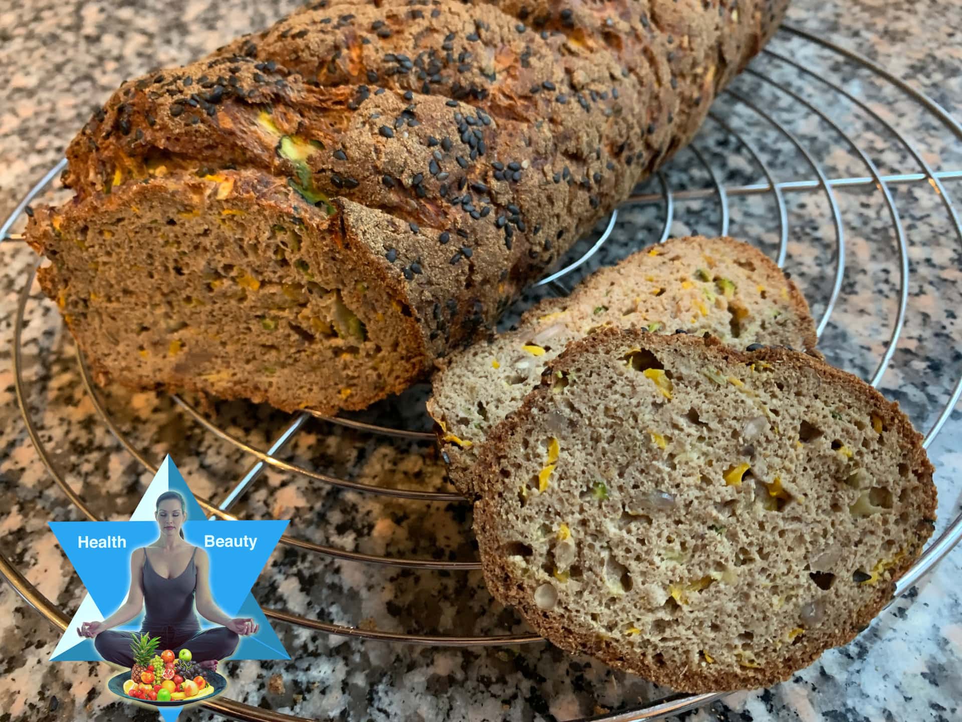 Zucchini Kürbiskernbrot - Vitalmesszentrum