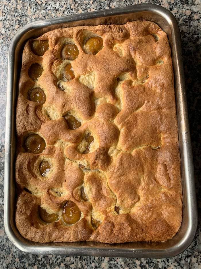 Zwetschkenkuchen_ketogen (5) Beim ketogenen Zwetschgenkuchen kannst du auch Pflaumen oder Renekloden verwenden.
