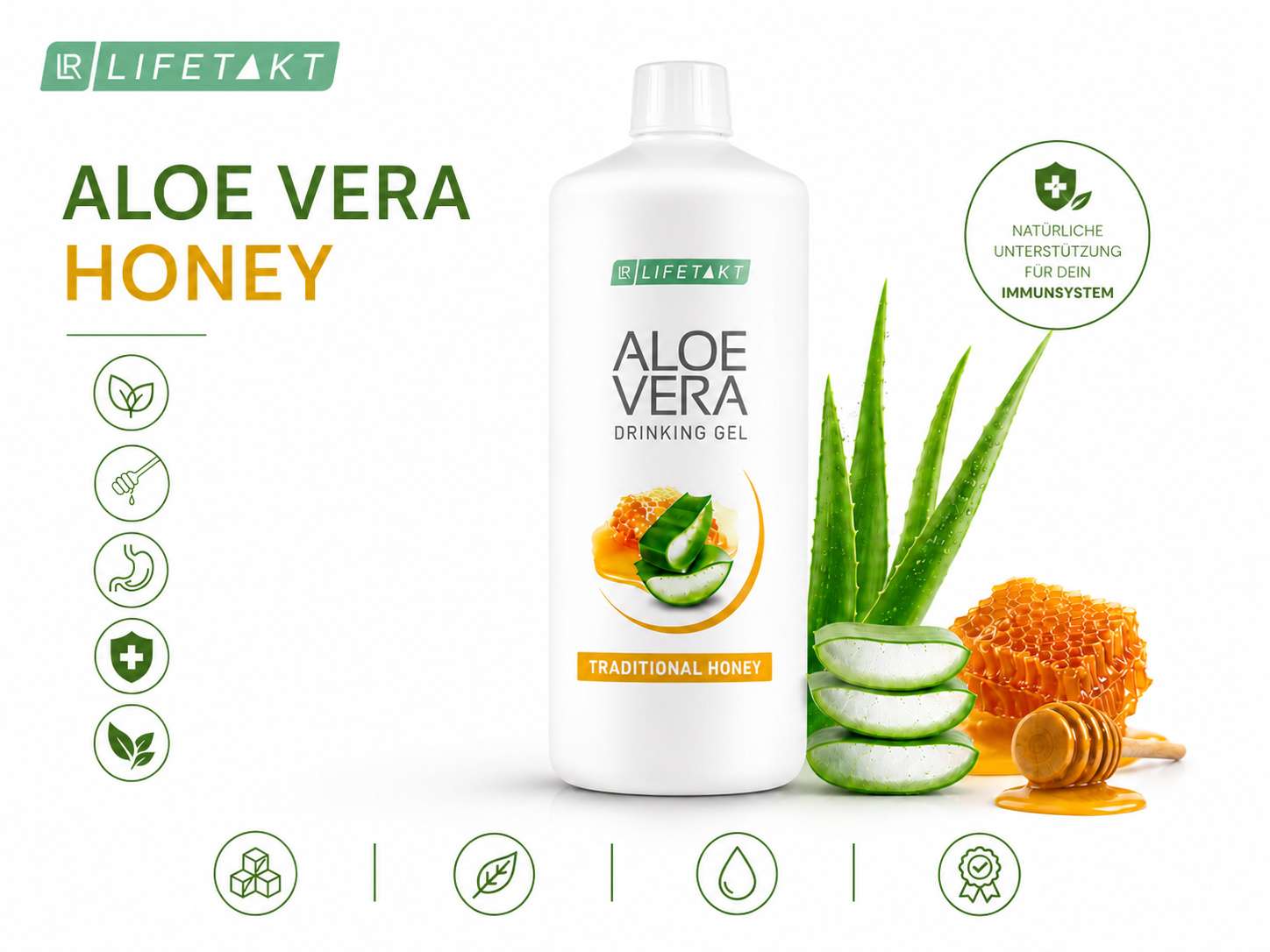 Aloe Vera Honig für einen aktiven Stoffwechsel