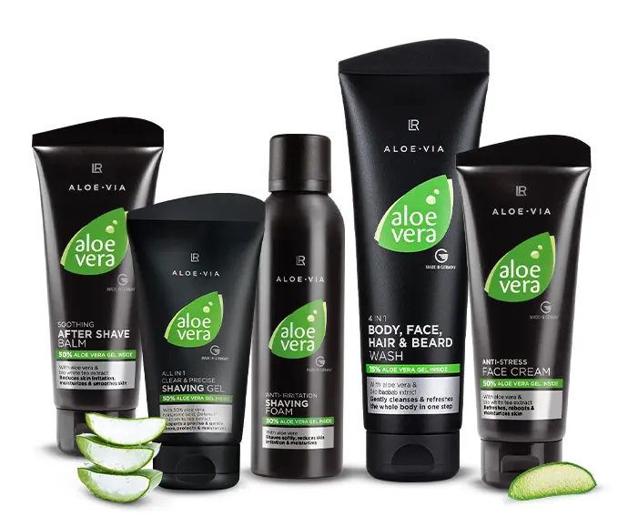 Aloe Vera Pflege 6 Aloe Vera Pflegeprodukte für empfindliche Männerhaut Männerpflege Naturkosmetik Shop kaufen
