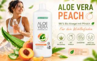 Aloe Vera gegen Hitze 20 Aloe Vera Peach mit Pfirsich LR