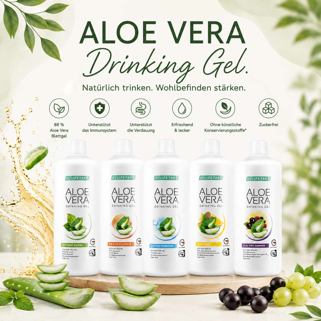 Aloe Vera Produkte 1 Aloe Vera Saft und Drinking Gel von LR in Wien kaufen