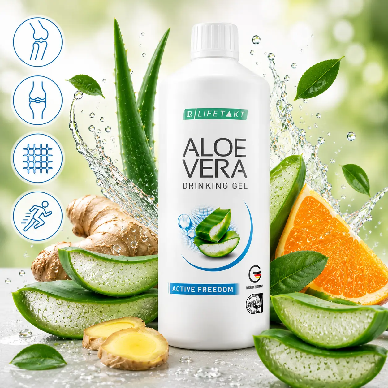 Aloe Vera Produkte 11 Aloe Vera Freedom für Gelenke und Bindegewerbe mit Kollagen