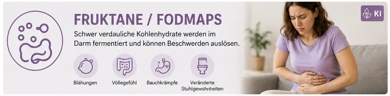 Beschwerden bei Fodmaps Fruktane Unverträglichkeit Reizdarm