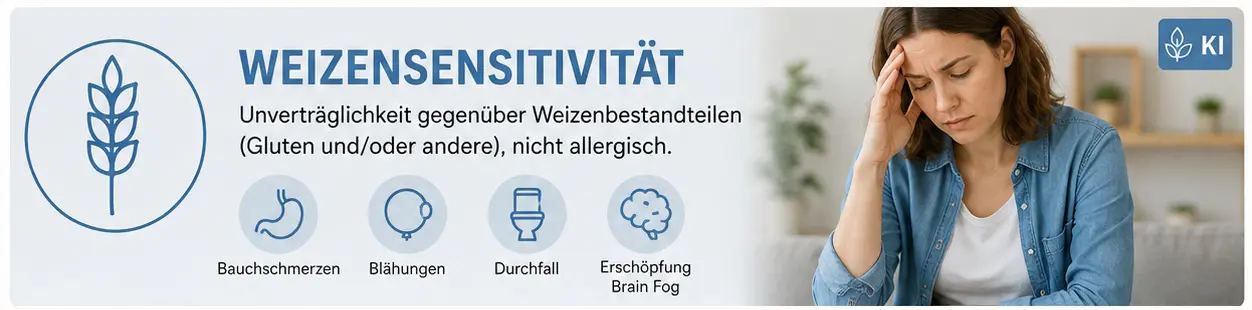 Weizensensitivität Glutenintoleranz