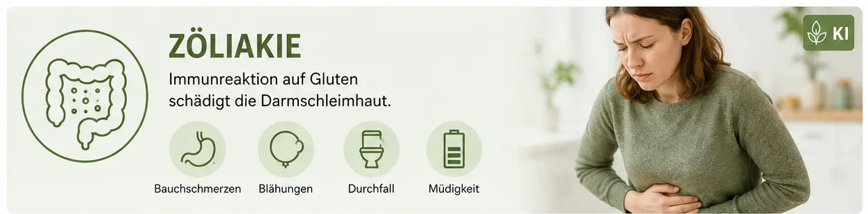 Beschwerden bei Zöliakie