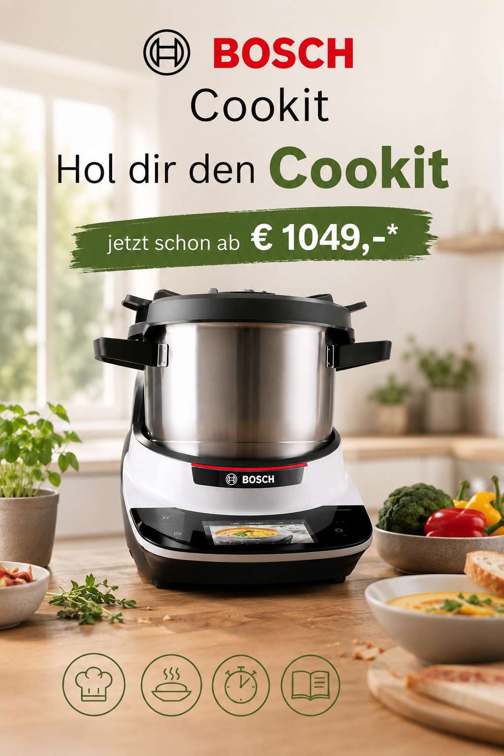 Cookit4you 5 Testsieger Cookit von Bosch - Alternative zum Thermomix Someraktion