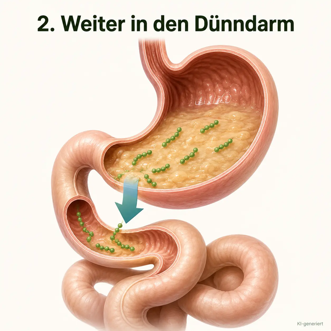 fodmap02 Ein Teil der Fodmaps wird im Dünndarm aufgenommen