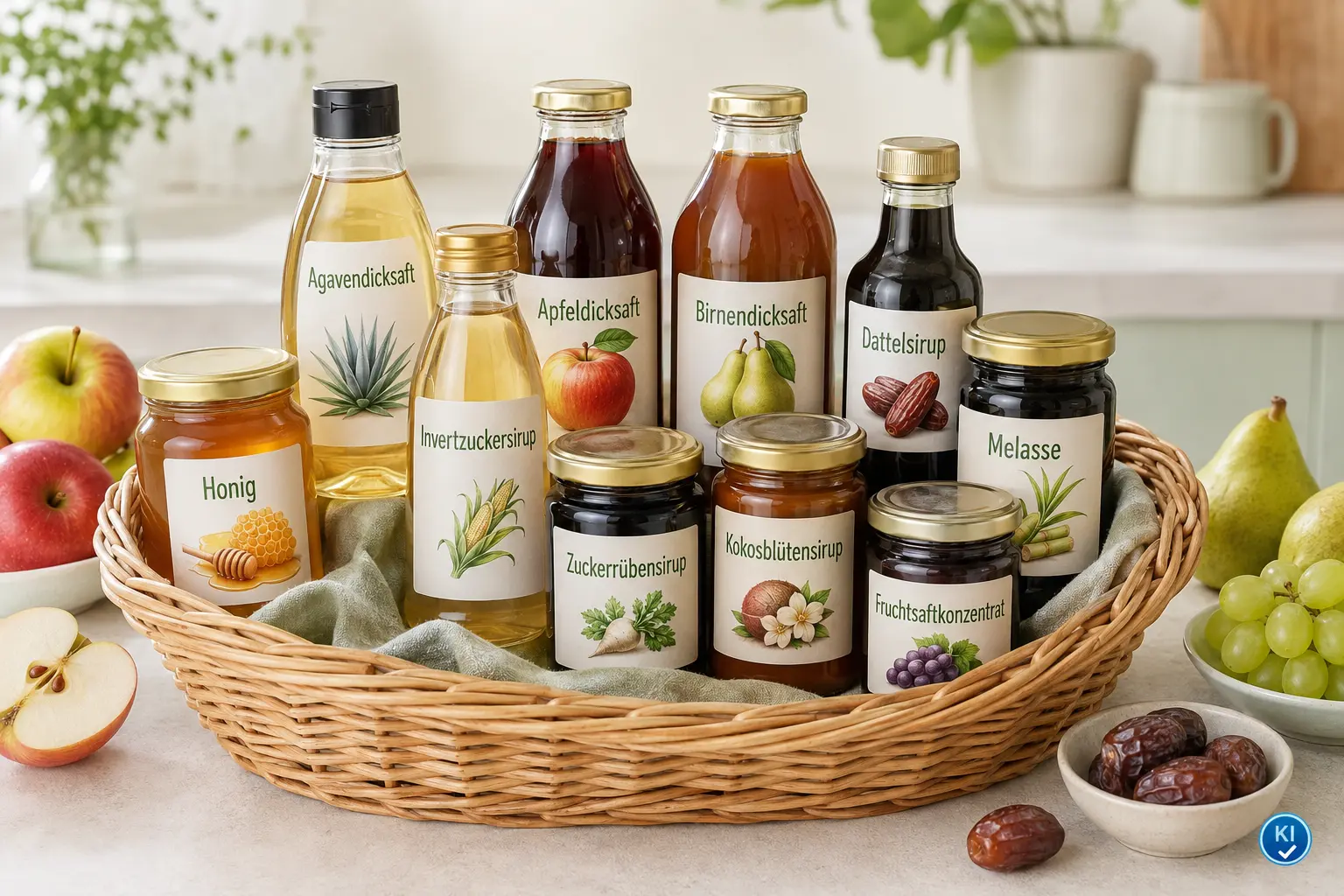 fruktosefallen_sirupe Honig, Agavensirup, Dattelsirup und vieles mehr können viel Fruktose enthalten.