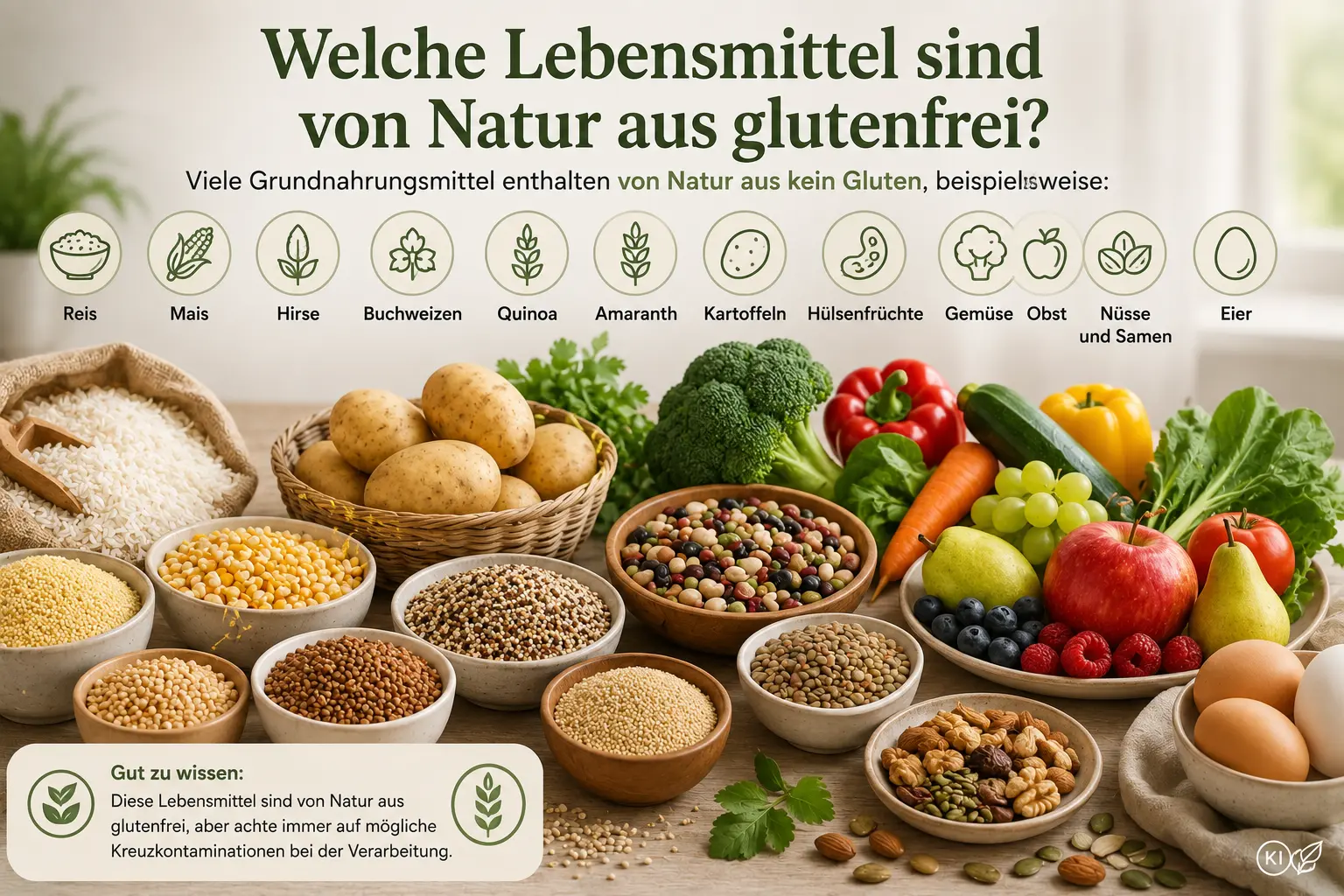glutenfreie_lebensmittel Welche Lebensmittel sind von Natur aus glutenfrei?