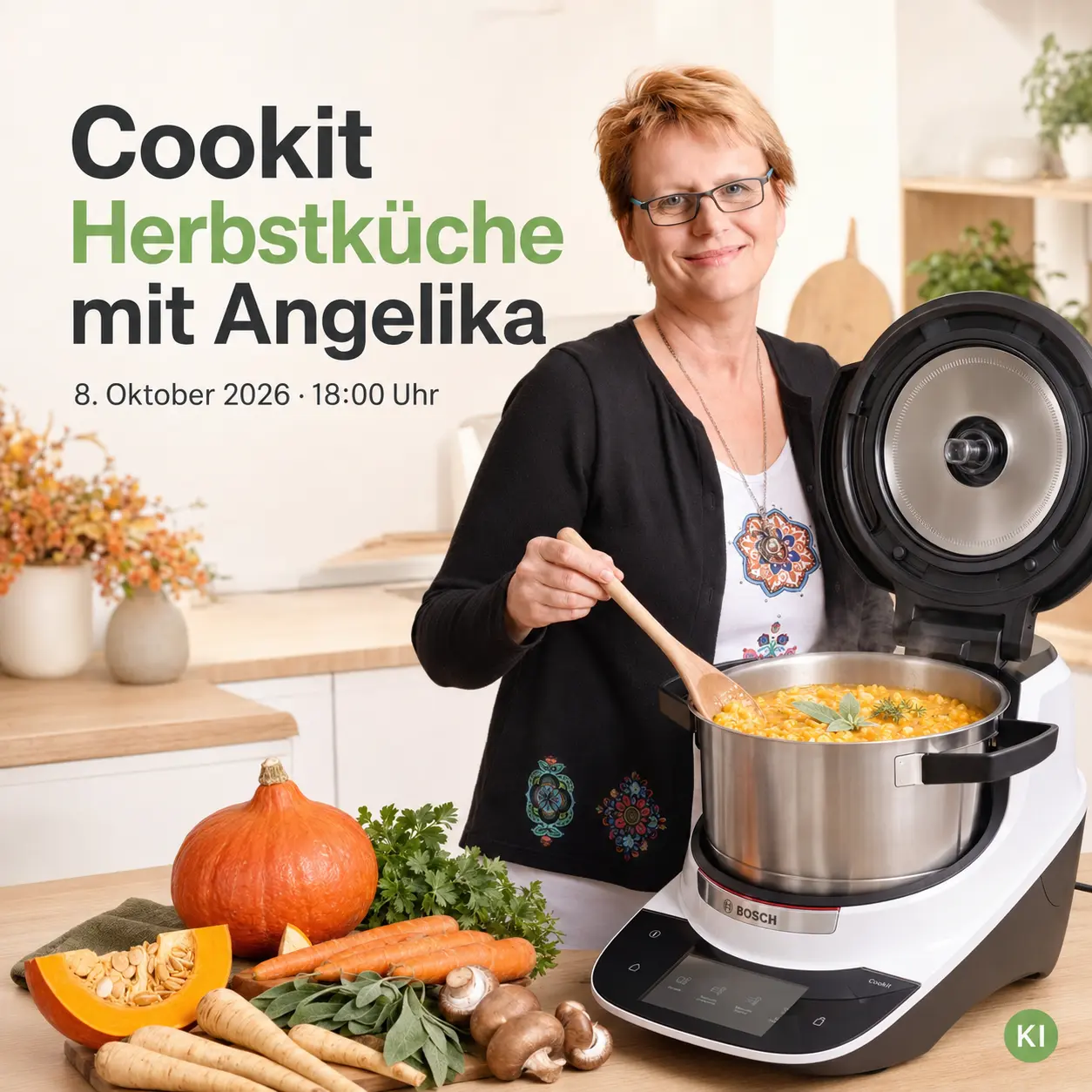 TCM Ernährung Spätsommer 3 Herbstlich kochen mit dem Cookit von bosch mit Angelika