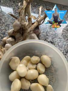 Knoblauch pikant einlegen in Salzlake und Fermentieren