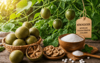 Mönchszucker - Vergleich 2 Mönchszucker - Luo Han Guo - eine naütlirhce Zucvkeralternative - Keto - Low Carb