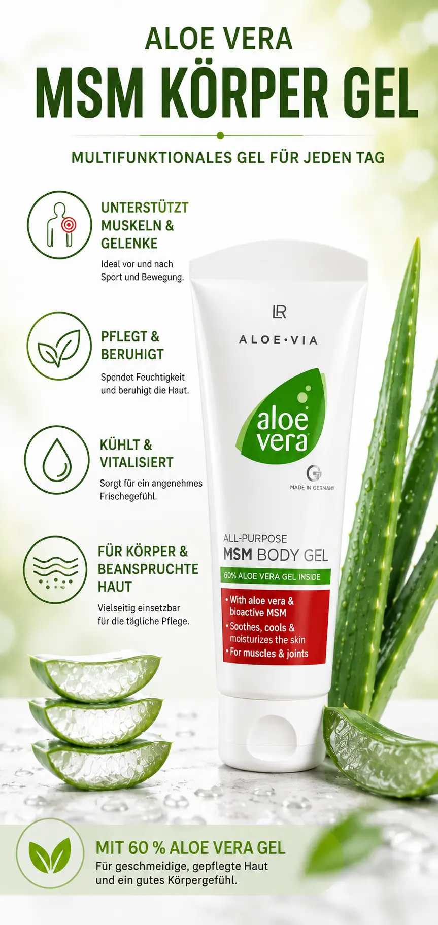Aloe Vera MSM Körpergel 