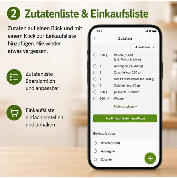 Rezeptauswahl tausende Rezepte für den Cookit