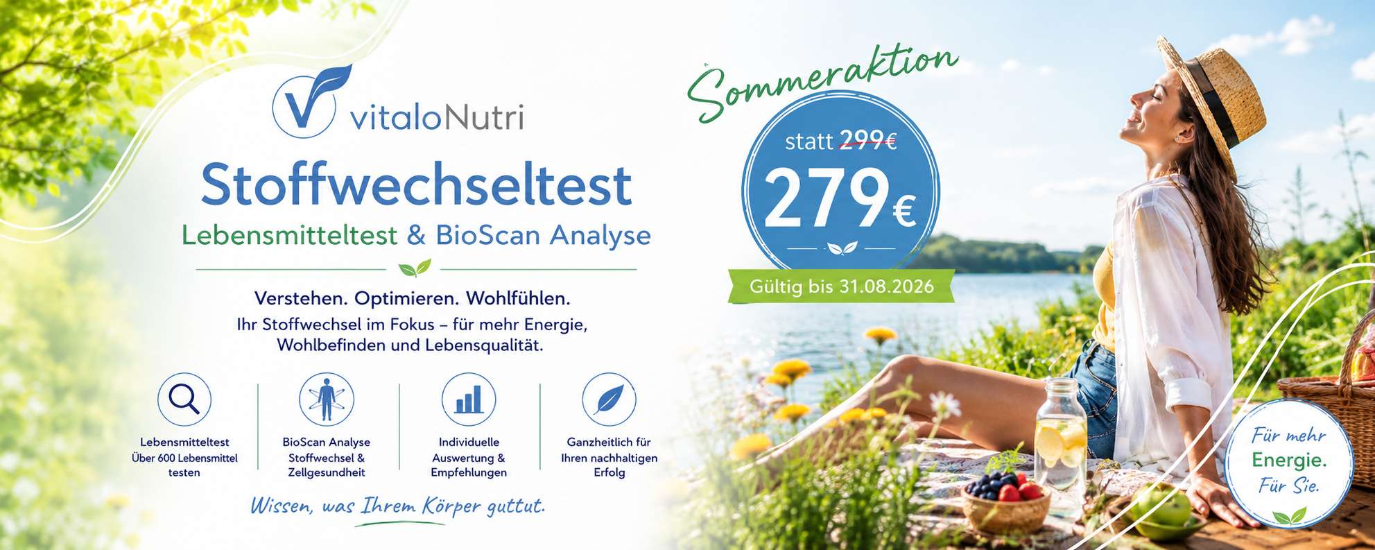 Home 5 Leichter Abnehmen mit dem VitaloNutri Stoffwechseltest - Unverträglichkeitstest über 650 Lebensmittel.