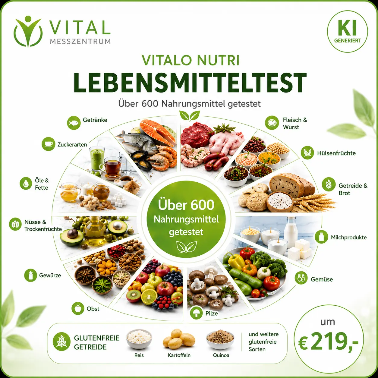 Das Kochtopfmodell in der traditionellen chinesischen Medizin 5 VitaloNutri® Nahrungsmitteltest zur Gewichtsreduktion, Stoffwechseldiät