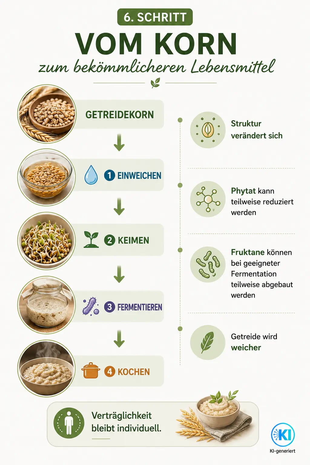 vollkorn_bekoemmlich_machen Einweichen, fermentieren, kochen für mehr Verdaulichkeit von Getreide
