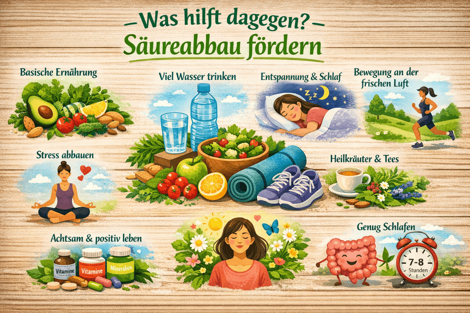 Was hilft gegen Übersäuerung? 