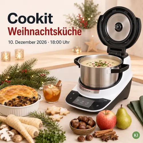 cookit-weihnachtskueche Weihnachtskochen mit Angelika und dem Cookit von Bosch in Wien