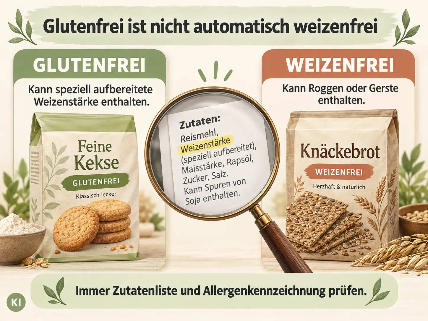 weizenallergie5 Glutenfrei ist nicht gleich Weizenfrei